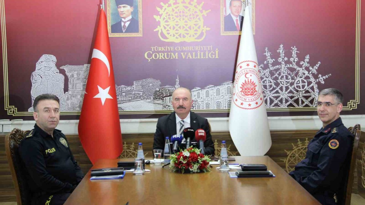 Çorum Valisi Çalgan: