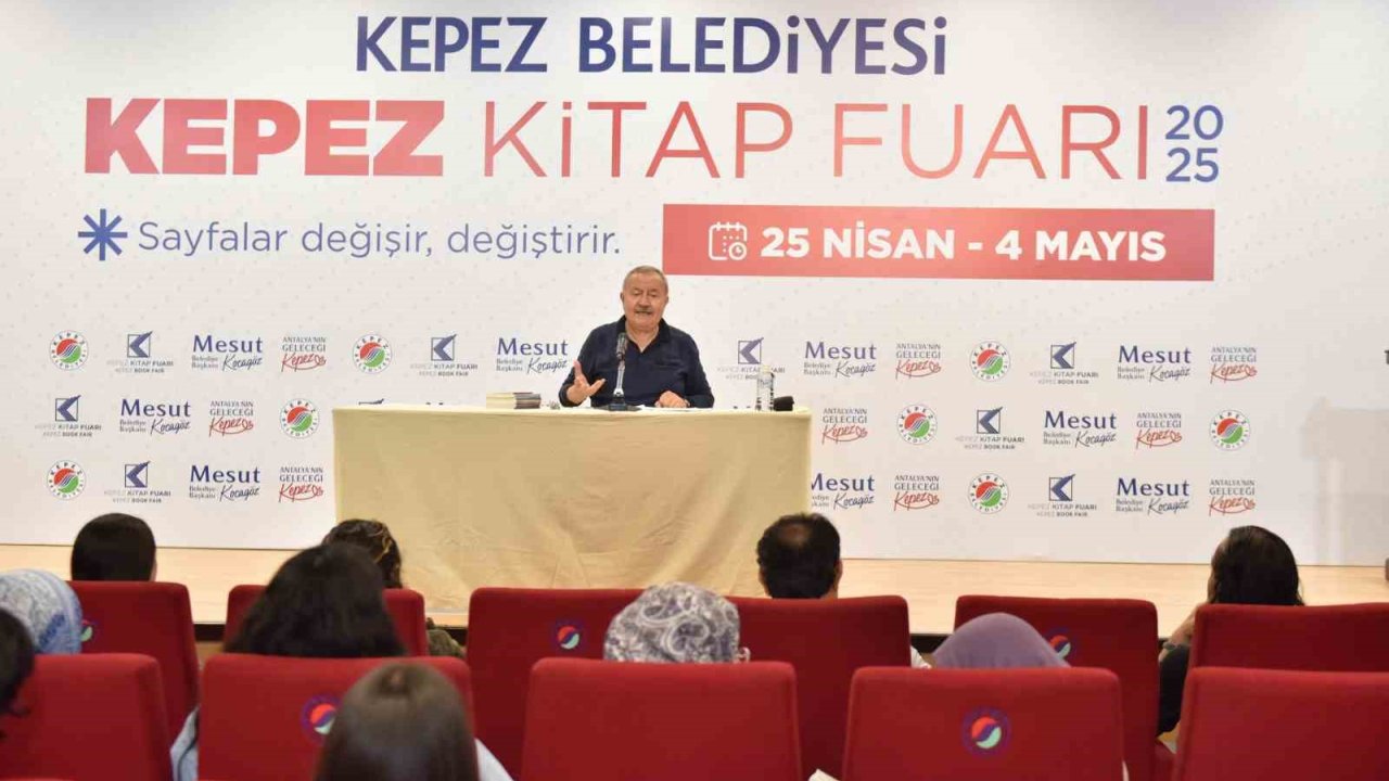 Kepez Kitap Fuarı’nda Usta Şair Erbaş: