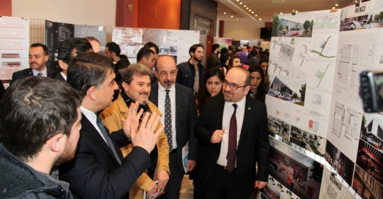 GAÜN’de mimari yarışma projeleri sergilendi