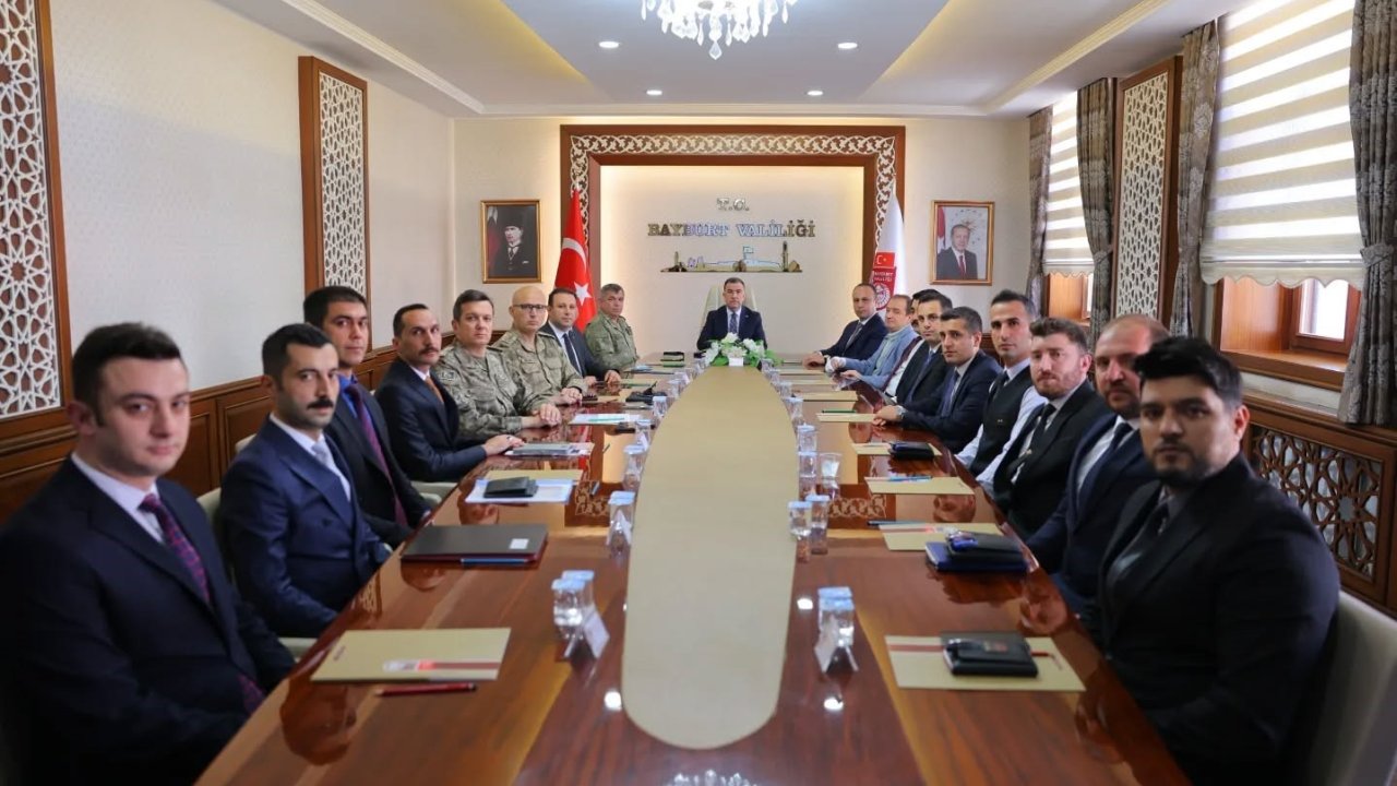 Bayburt’ta Asayiş Toplantısı Yapıldı