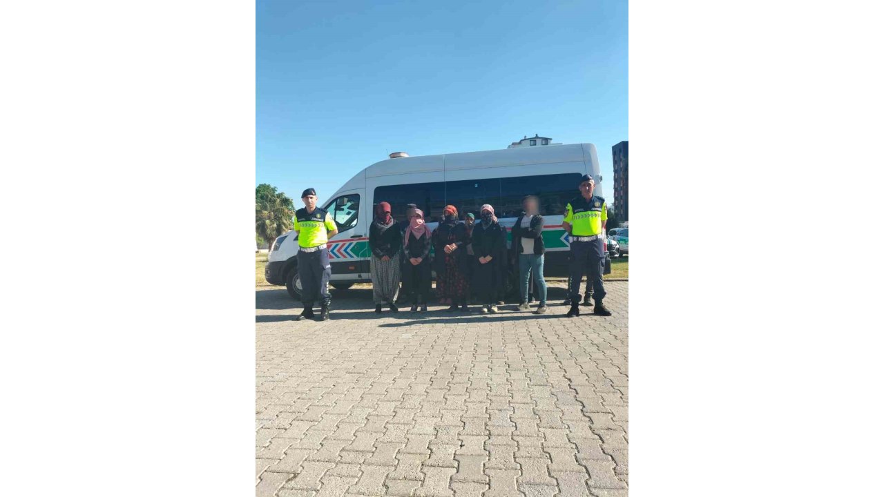 İzin Belgesi Bulunmayan 12 Düzensiz Göçmen Yakalandı