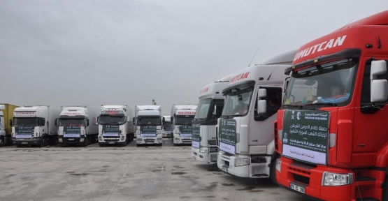 İHH’dan Suriye’ye 66 tırlık yardım konvoyu