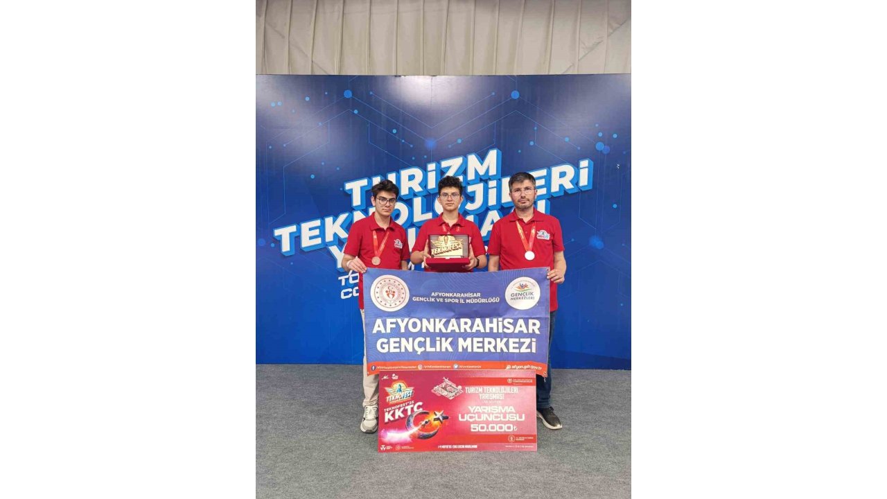 Afyonkarahisarlı Gençler Teknofest Kktc 2025’te Türkiye Üçüncüsü Oldu