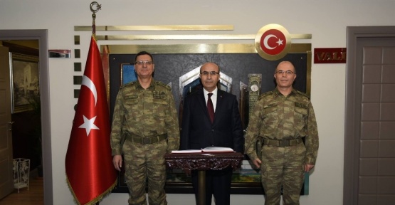 Jandarma Genel Komutan Yardımcısı Korgeneral İbrahim Yaşar’dan Vali Demirtaş’a ziyaret