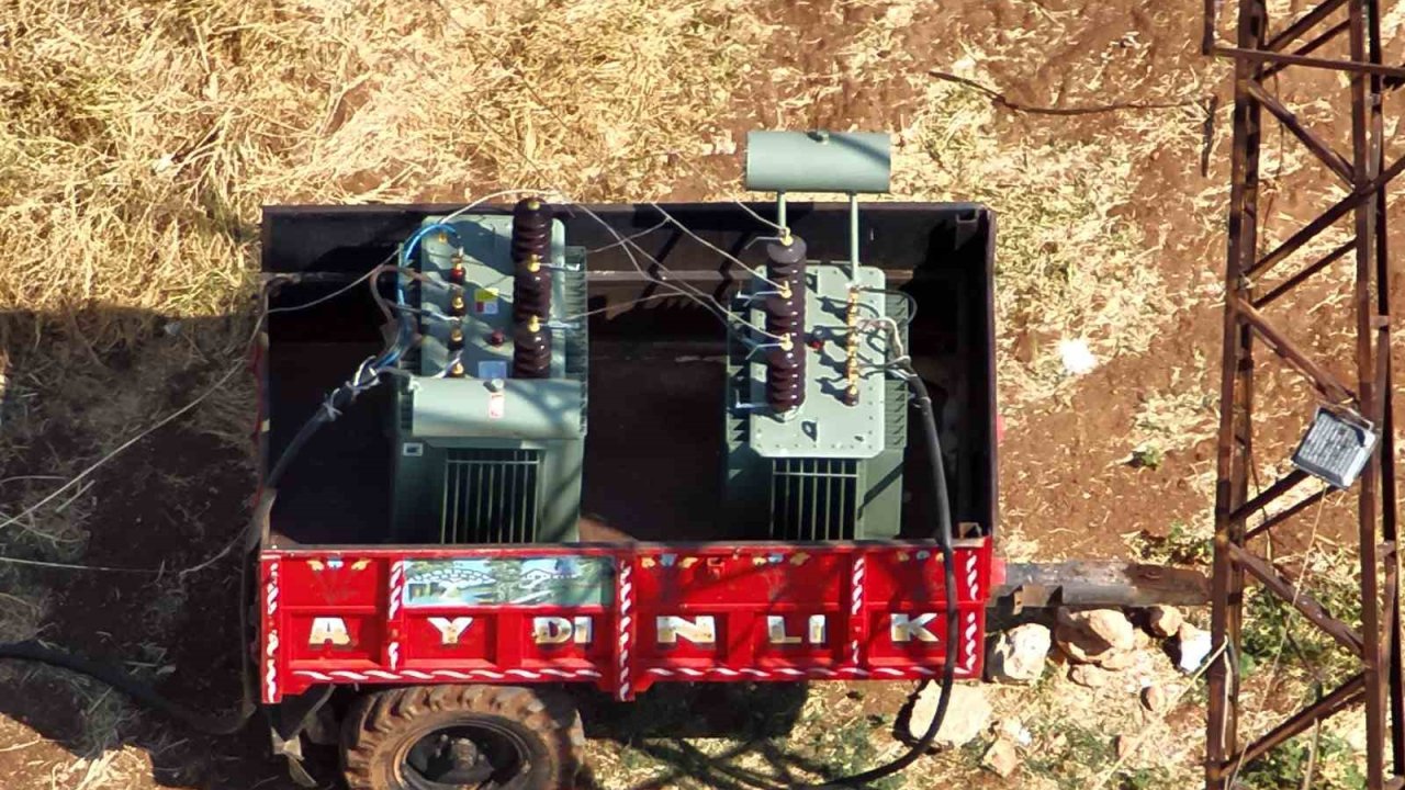 Dronla Tespit Edilen Kaçak Trafoyla 200 Hanelik Elektrik Tüketildiği Ortaya Çıktı