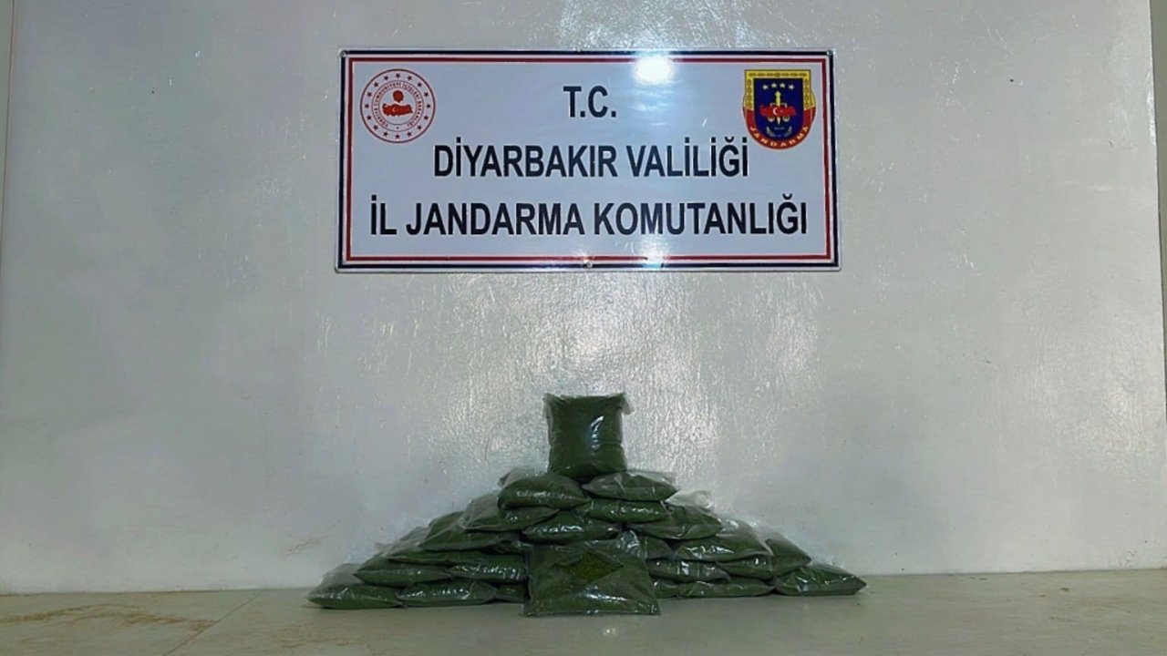 Diyarbakır’da Çalılıklar Arasında Muhafaza Edilmiş 77 Kilo Esrar Ele Geçirildi