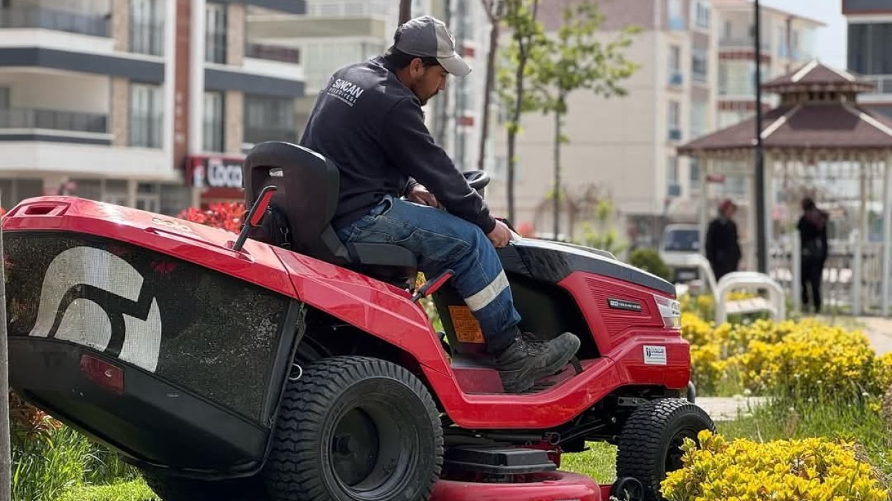 Sincan’daki Parklar Yaza Hazırlanıyor
