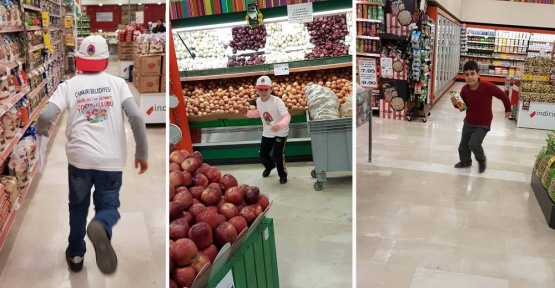 İngilizce Alışveriş Oyunu ile Markette Yarıştılar