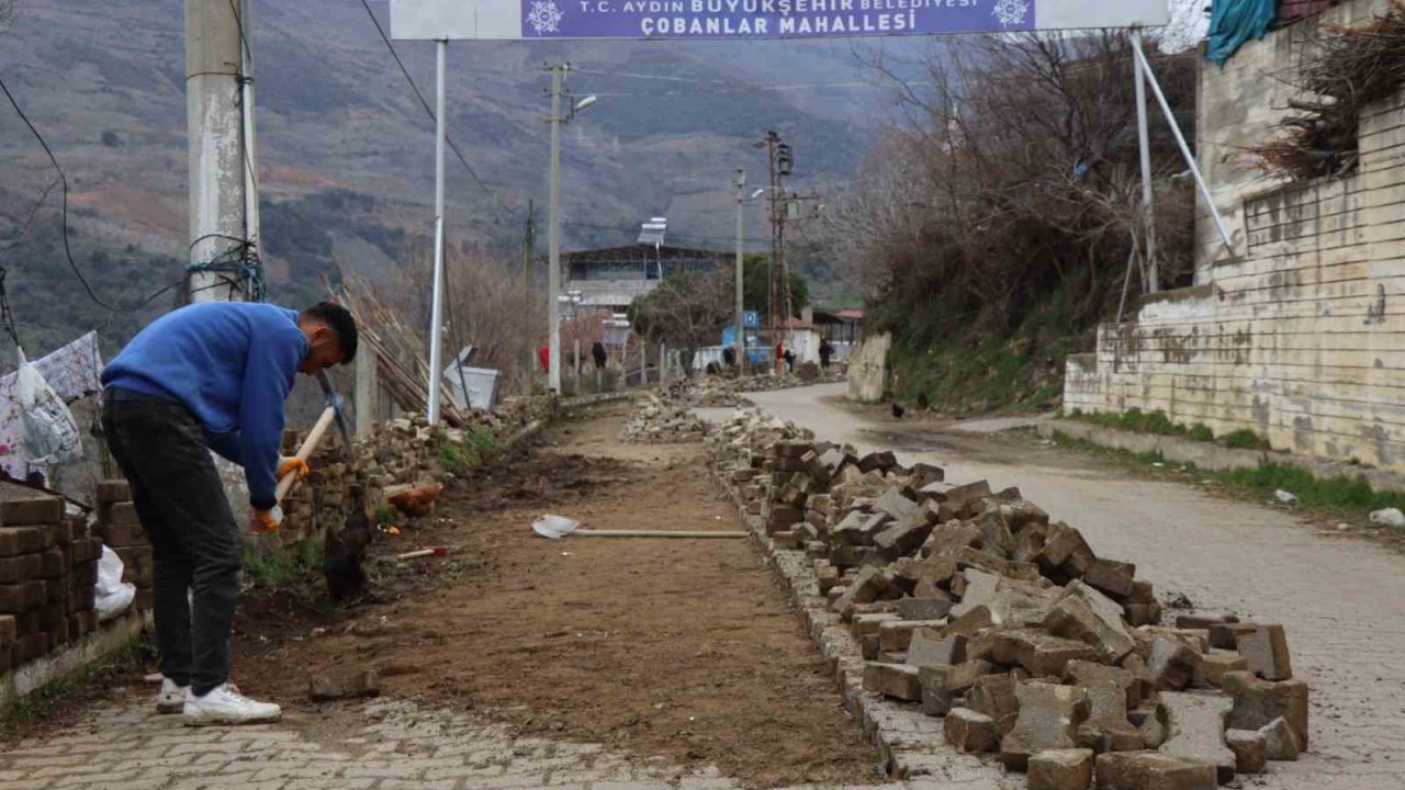 Çobanlar’da Yol Çalışması Tamamlandı