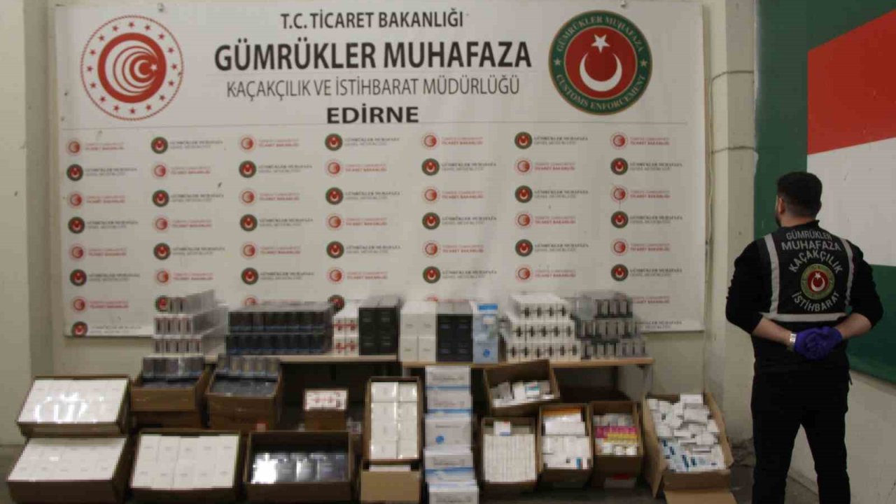 Kapıkule’de Milyonlarca Liralık Kaçak Eşya Ele Geçirildi