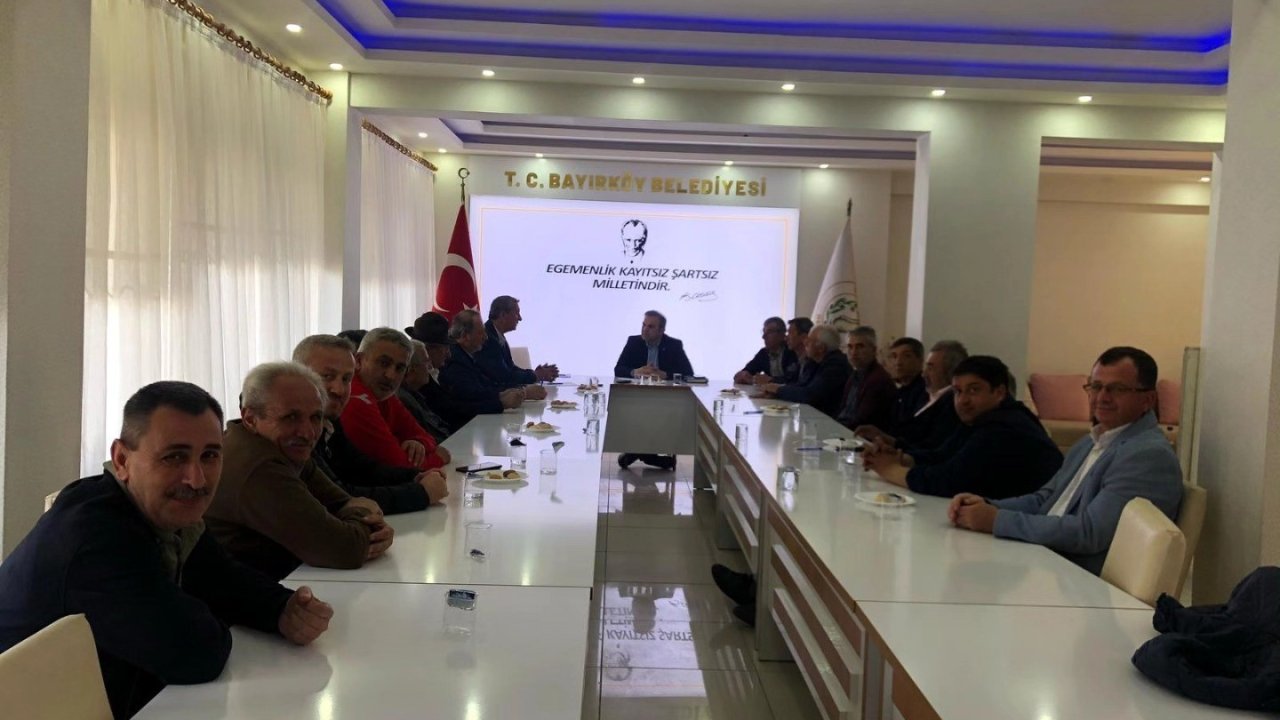 Bayırköy Belediyesi Sosyal Projeler İçin Toplandı