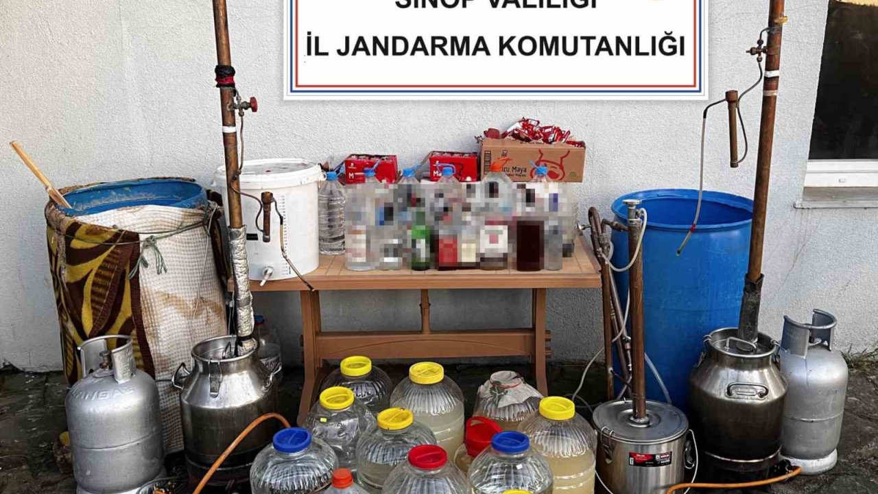 Sinop’ta Kaçak Alkol Operasyonu: 3 Gözaltı