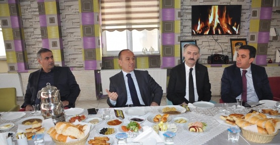 Kaşıkçı, birim amirleriyle bir araya geldi