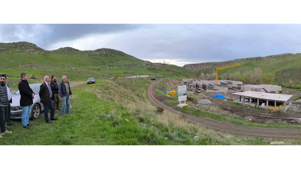 Dsi Kars Bölge Müdürü Kotan, Atıksı Arırtma Tesislerini İnceledi