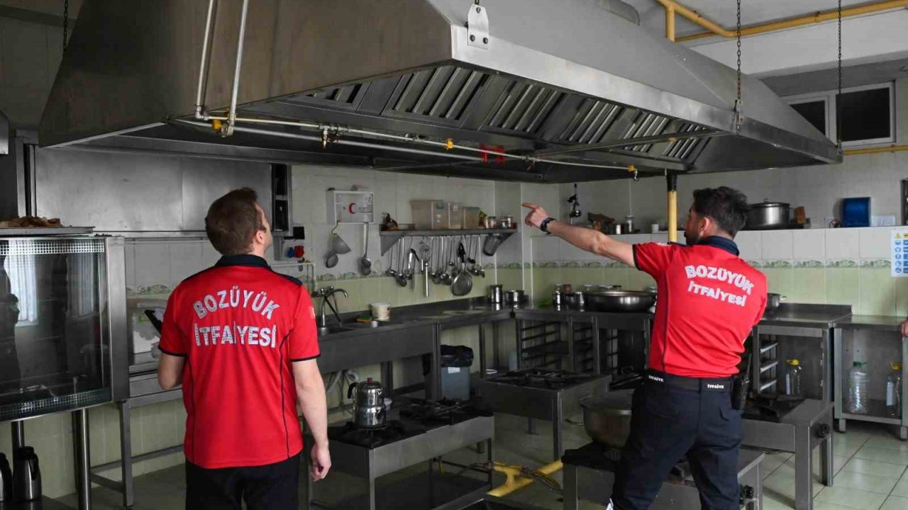 Bozüyük Belediye İtfaiyesi’nden Yurtlara Yangın Denetimi