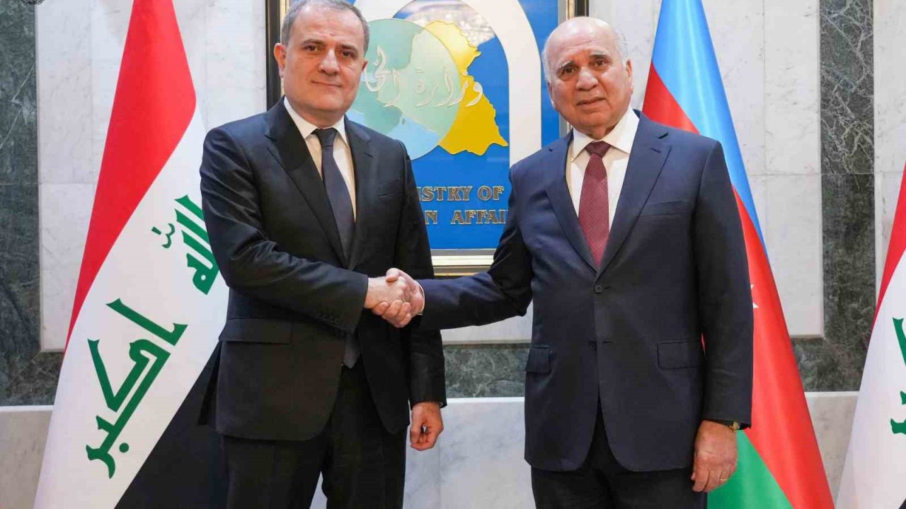Irak Dışişleri Bakanı Hüseyin, Azerbaycanlı Mevkidaşı Bayramov İle Görüştü