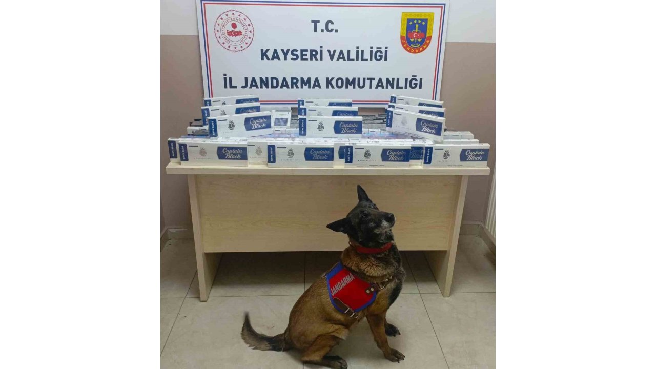 Kayseri’de Bin 400 Paket Kaçak Sigara Yakalandı