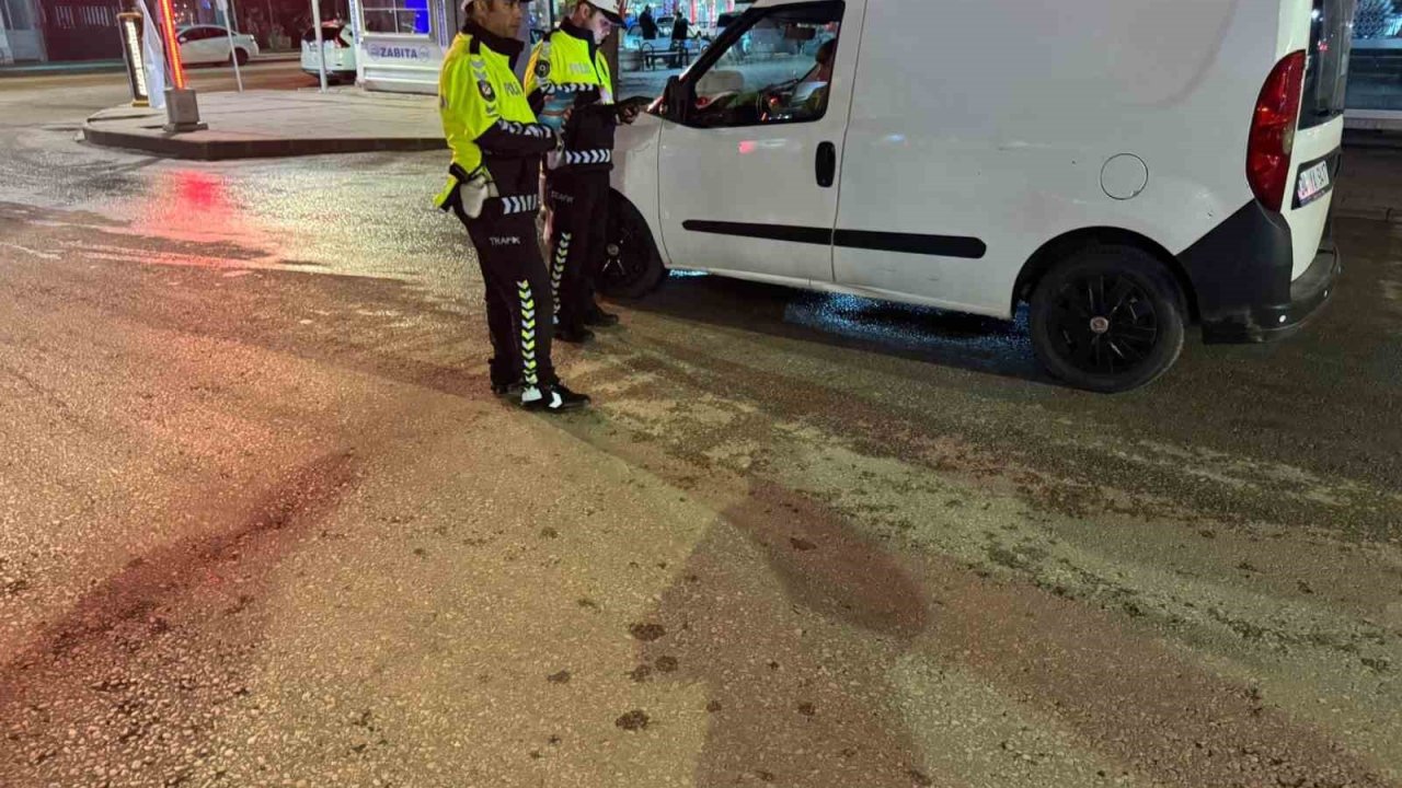 Çorum’da Polis Ekiplerinden Ehliyet Kemeri Uygulaması