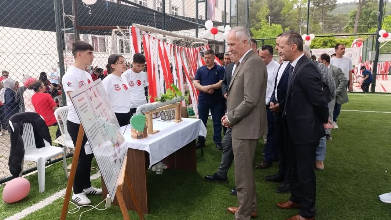 Soma’da Tübitak Fuarı Açıldı