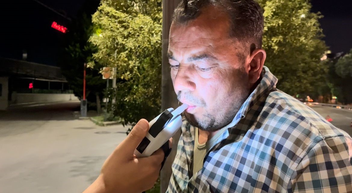 Polisten Kaçan Sürücü Yakalanınca