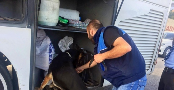 Otobüste uyuşturucu ve bomba ihbarı asılsız çıktı