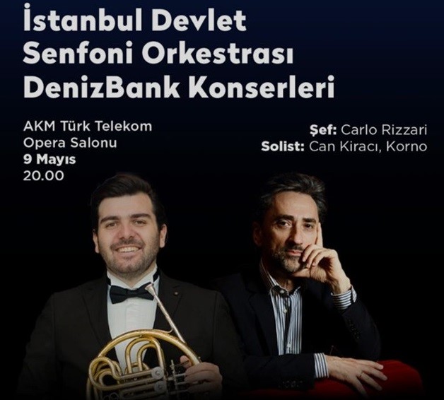 İstanbul Devlet Senfoni Orkestrası Denizbank Konserleri’nde Carlo Rizzari Ve Can Kiracı Sahnede