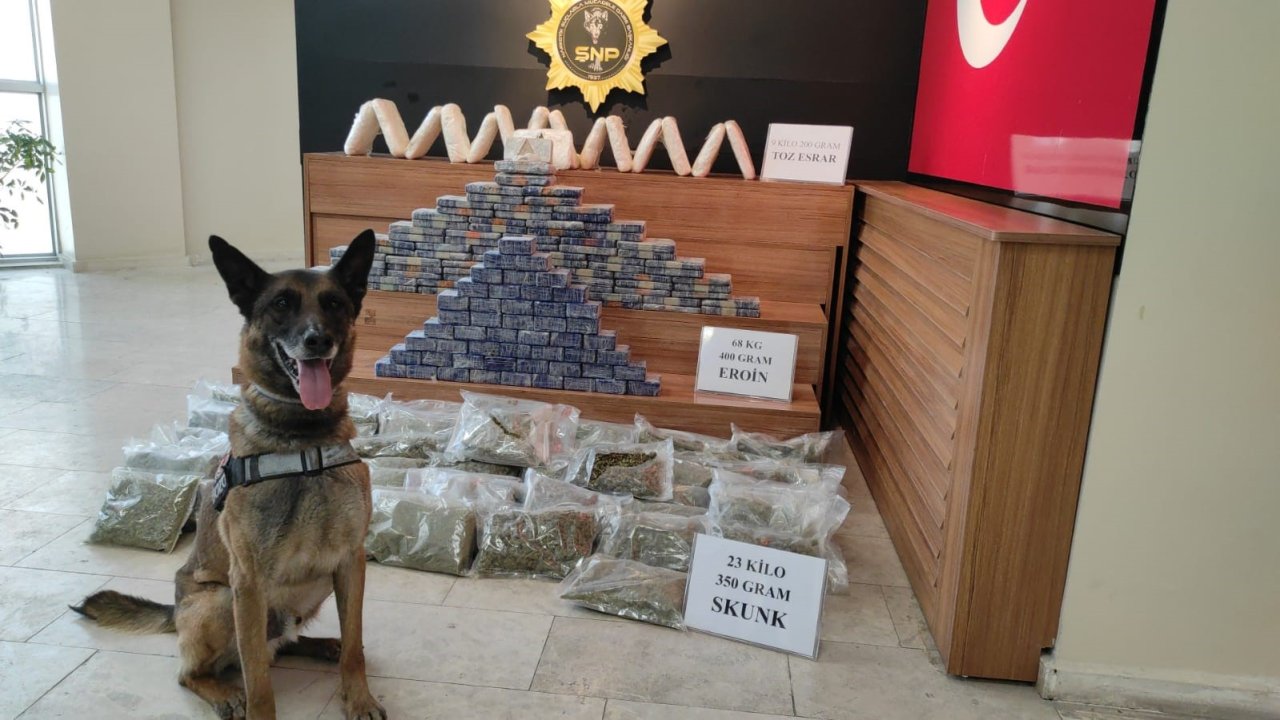Şanlıurfa’da 101 Kilogram Uyuşturucu Ele Geçirildi