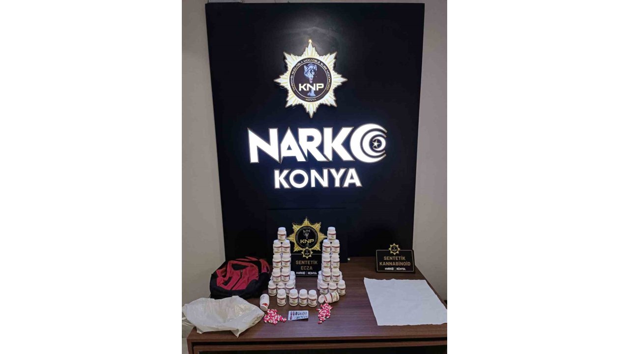 Konya’da 1 Haftada 34 Ayrı Uyuşturucu Operasyonu: 37 Tutuklama
