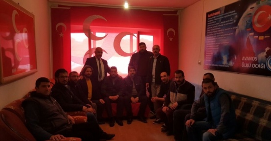 AK Parti Avanos teşkilatı MHP İlçe Başkanlığını ziyaret etti