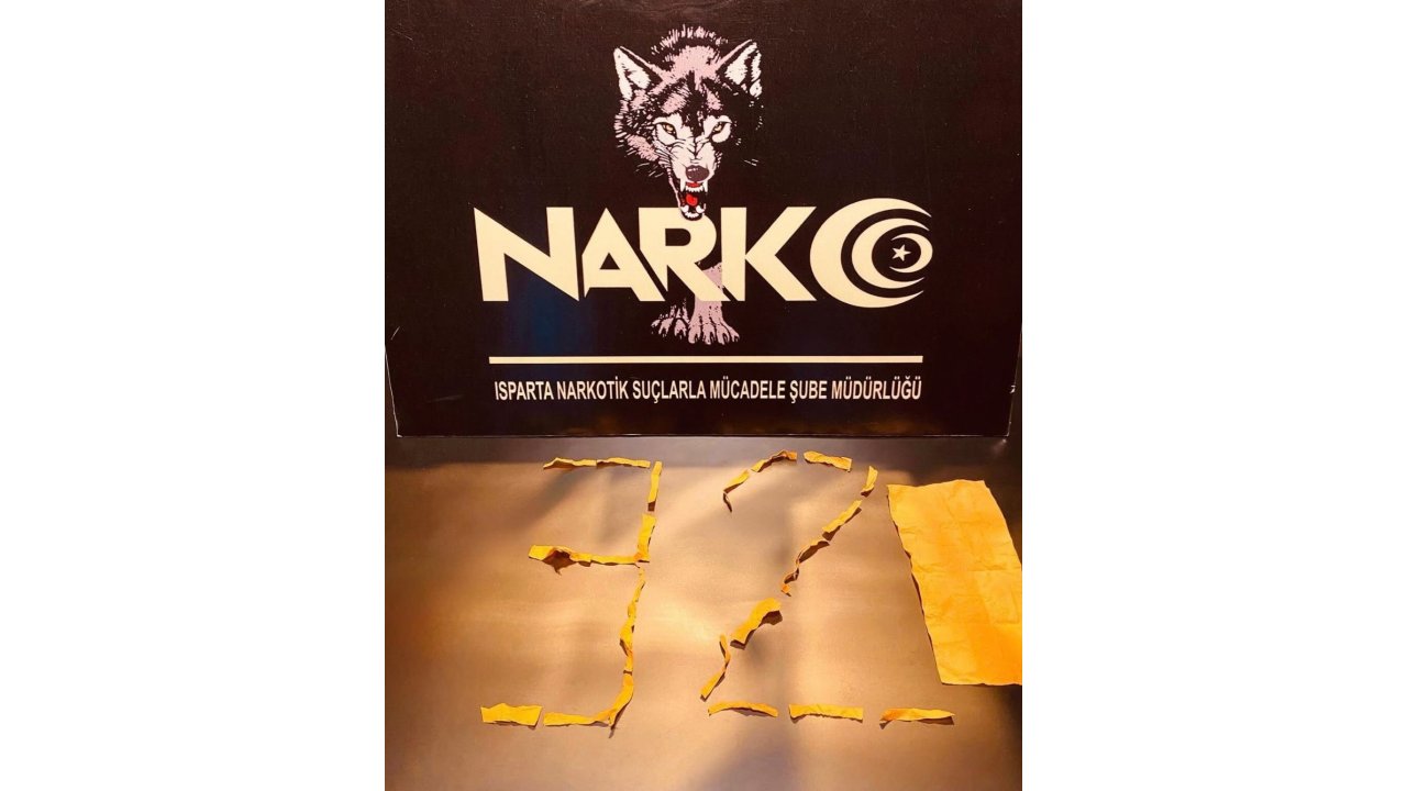 Isparta’da Uyuşturucu Operasyonu: 2 Gözaltı
