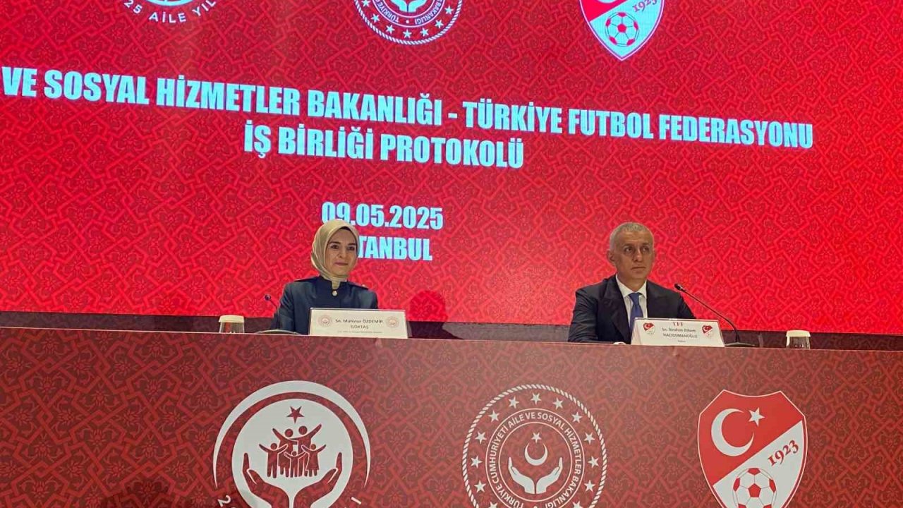 Aile Ve Sosyal Hizmetler Bakanlığı İle Tff Arasında İş Birliği