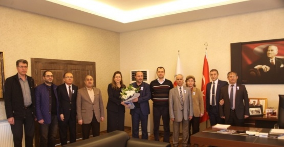 Defterdar Ercoşman, NTSO’yu ziyaret etti