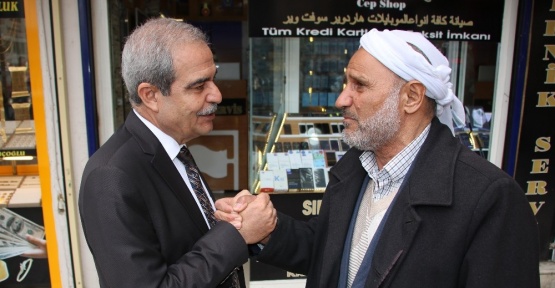 Başkan Demirkol esnaftan “evet” için destek istedi