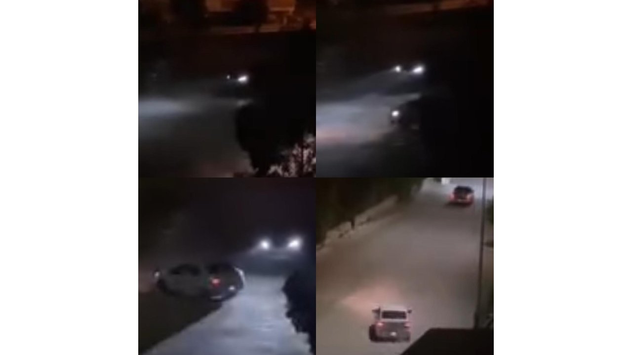 Yakalanırlarsa 46’şar Bin Tl Ceza Yiyecekler: Okulun Bahçesinde Drift Attılar