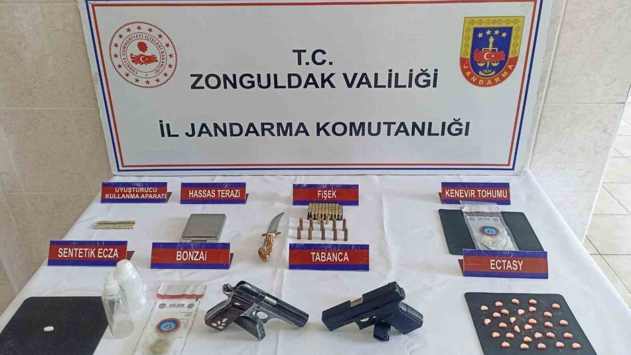 Zonguldak’ta Eş Zamanlı Uyuşturucu Operasyonunda 7 Şüpheli Yakalandı
