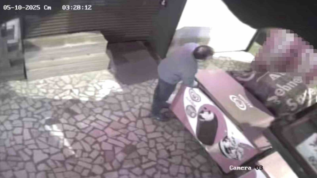 Kadıköy’de Kuruyemişçiden Dondurma Hırsızlığı Kamerada