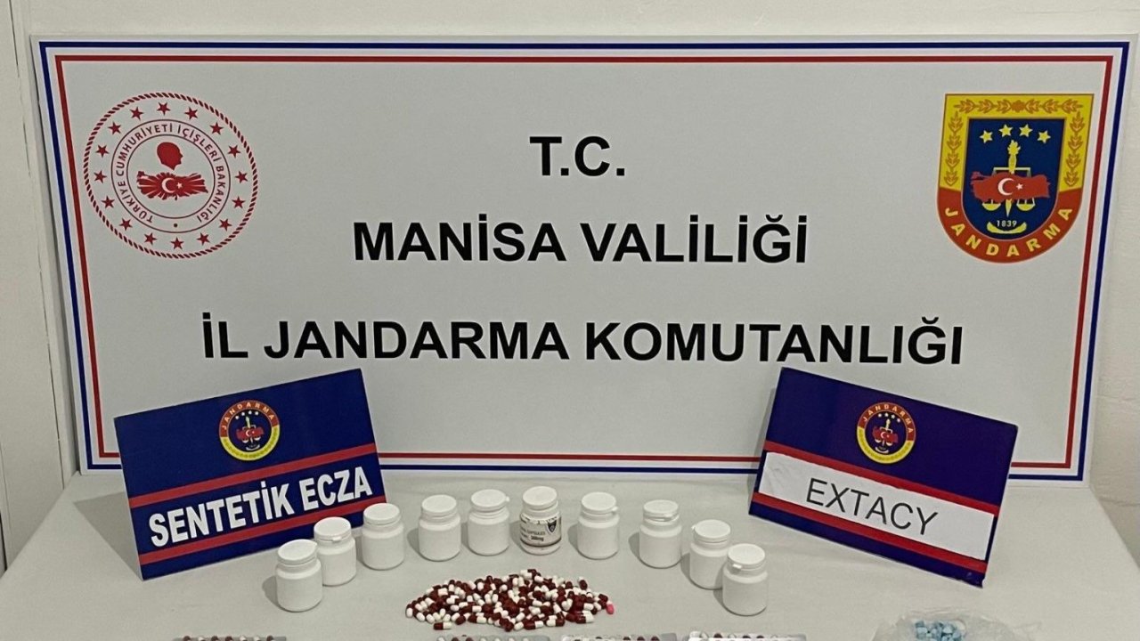 Manisa’da Bin 216 Adet Sentetik Hap Ele Geçirildi