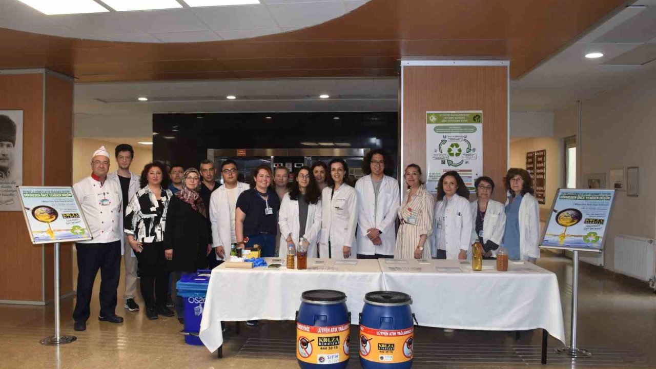 Esogü Hastanesi’nde Geri Dönüşüm Bitkisel Atık İle İlgili Etkinlik Düzenlendi