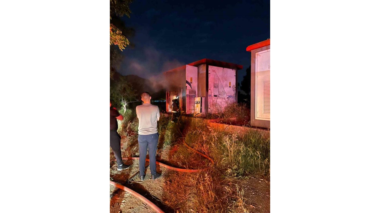 Gazipaşa’da Trafo Yangını Ekiplerin Müdahalesiyle Söndürüldü