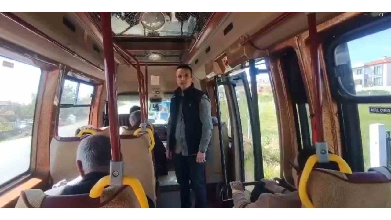 Kırklareli’nde Minibüs Sürücülerine Sivil Denetim
