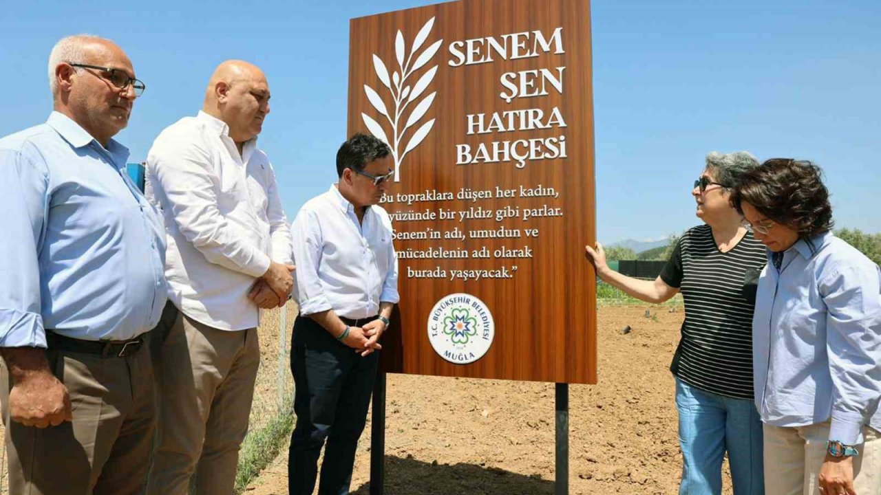 ‘Senem Şen Hatıra Bahçesi’ Anneler Günü’nde Açıldı