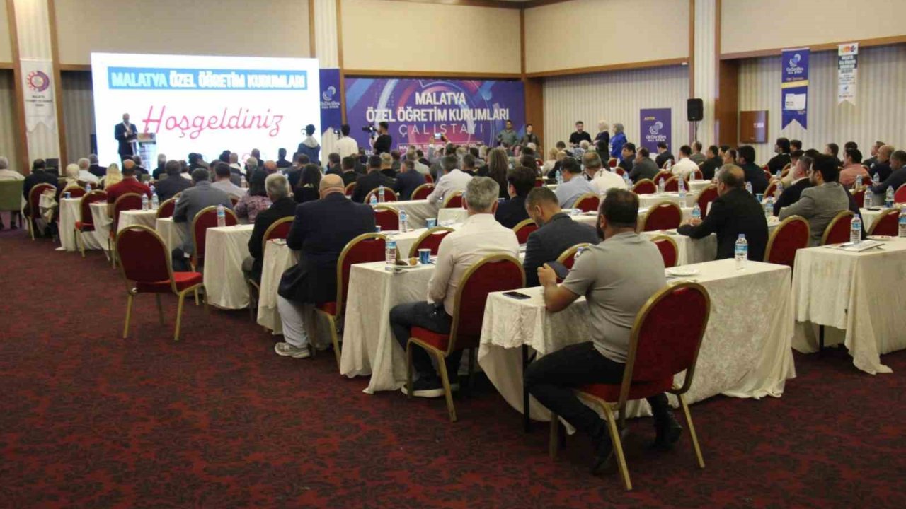 Malatya’da Özel Öğretim Kurumları Çalıştayı Düzenlendi