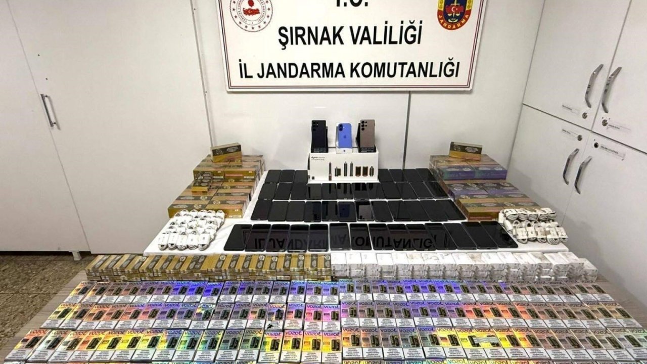 Şırnak’ta Jandarma Ekipleri 6 Milyon 800 Bin Lira Değerinde Kaçakçılığı Önledi