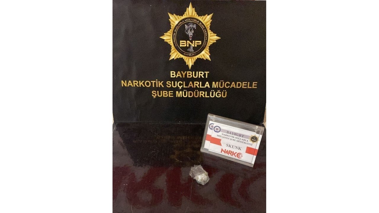 Bayburt’ta 2 Şüpheliye Uyuşturucu Kullanmaktan İşlem Yapıldı
