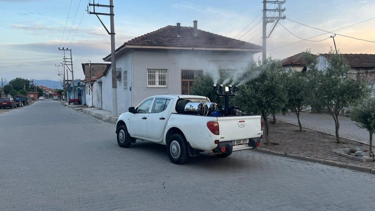 Germencik’te Gece İlaçlamaları Başladı