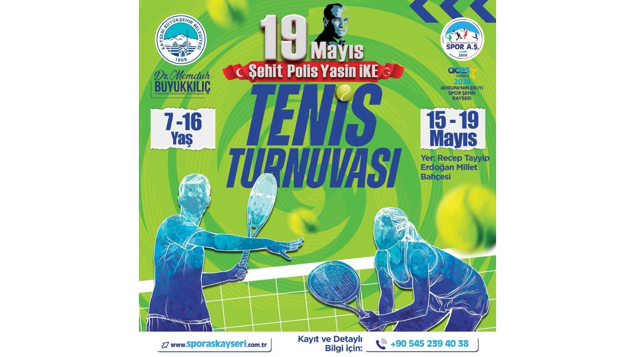 Spor A.ş.’den 19 Mayıs’a Özel Tenis Turnuvası
