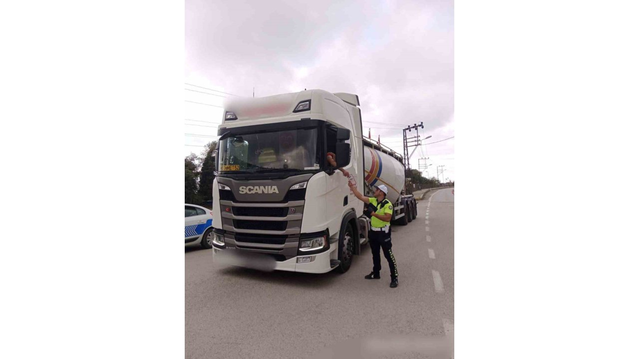 Sinop’ta Ağır Tonajlı Araç Sürücülerine Uyarılar