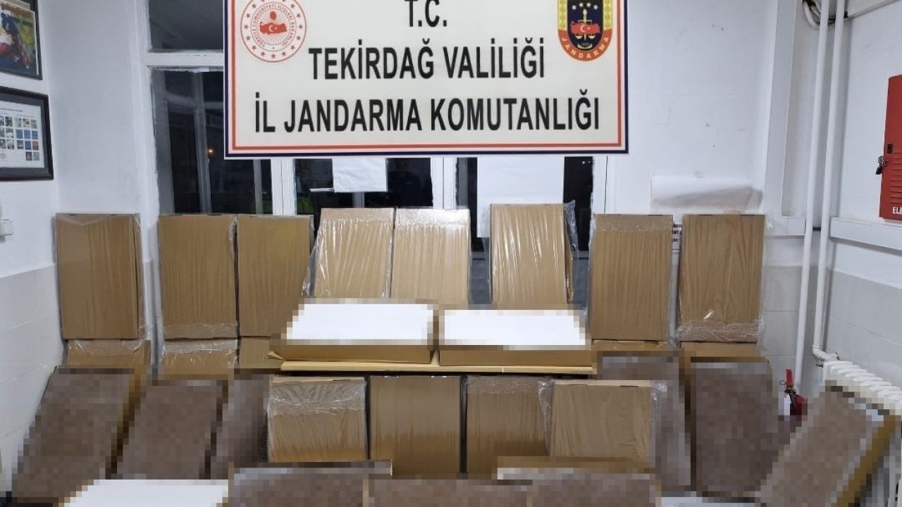 Tekirdağ’da Jandarmadan Ruhsatsız Silah Ve Kaçak Ürün Operasyonu