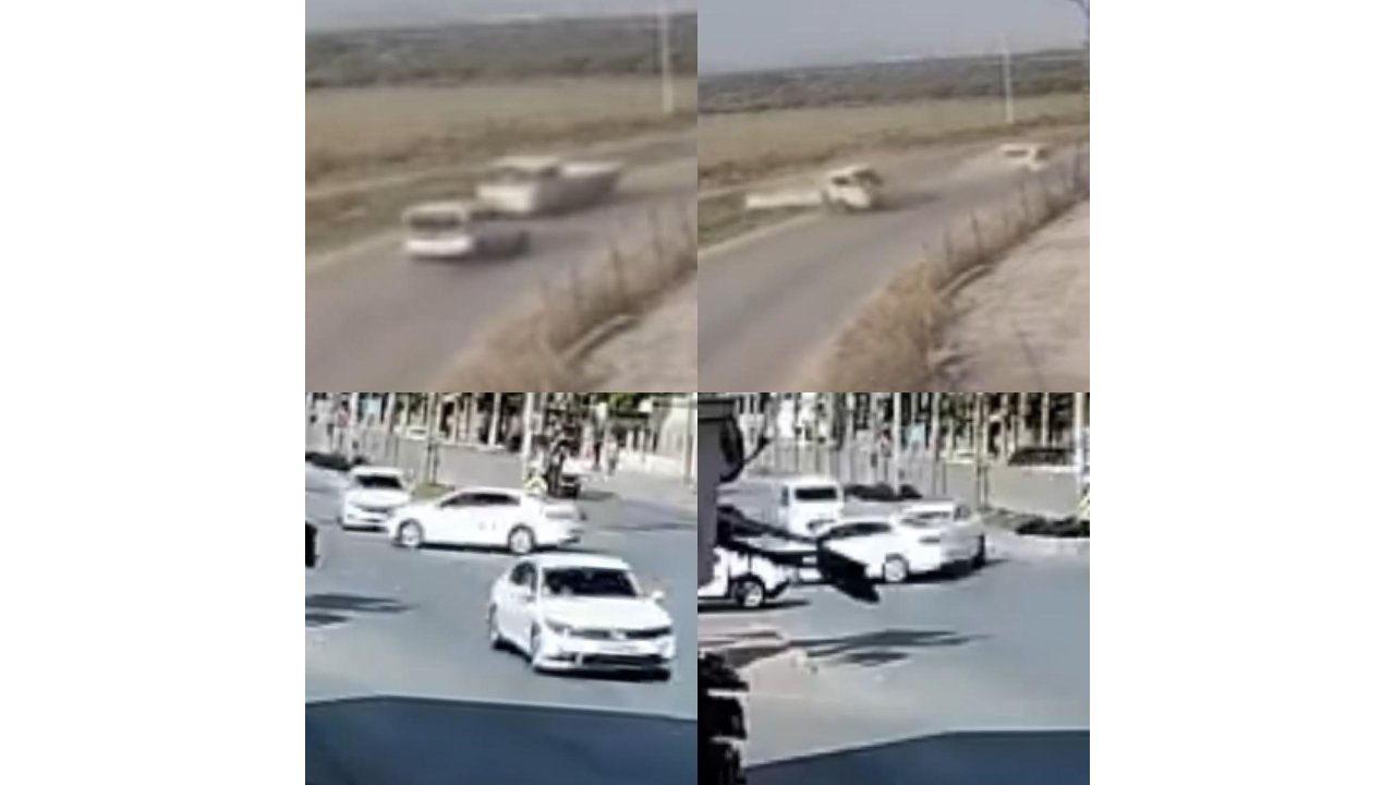Mersin’de Kaza Anları Kamerada: 1 Ölü, 6 Yaralı