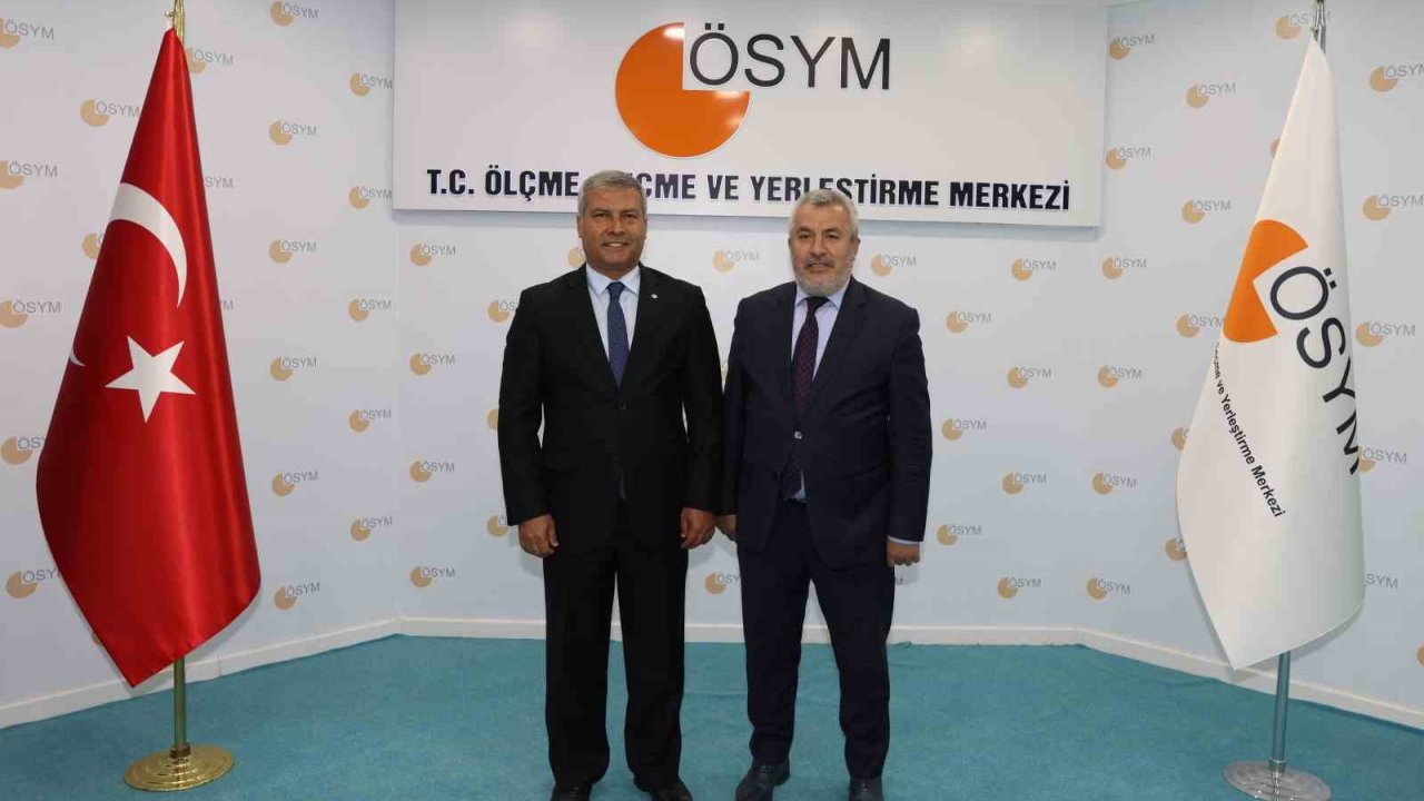 Rektör Adıgüzel’den Ösym Başkanı Ersoy’a Ziyaret